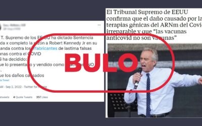 El Tribunal Supremo de EE.UU. no ha dicho que las vacunas contra la COVID-19 no son vacunas